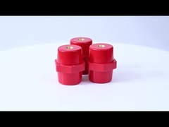 Isolateur capacitif en résine basse tension personnalisé Isolateur à barres de bus époxy rouge SM20 M5 BMC