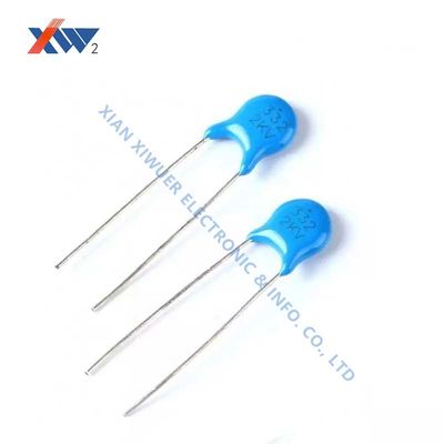 3KVAC 82PF Condensateur céramique en ligne directe avec perte diélectrique < 0,004 pour les engins de commutation haute tension