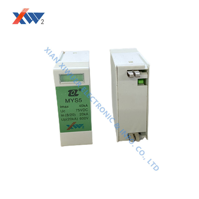 SPD MYS5 40kA 75V Dispositif de protection contre les surtensions IP20 Pour protéger la puissance de communication 48V système CC